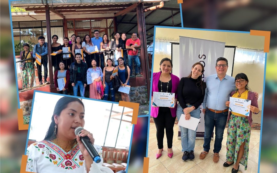 Periodistas y estudiantes de Pastaza participan activamente de taller sobre seguridad en contextos electorales