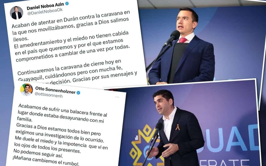 Registran tiroteos en espacios cercanos a candidatos presidenciales