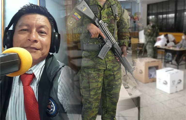 Periodista sufre restricciones para cubrir votaciones en estas elecciones anticipadas en Ecuador