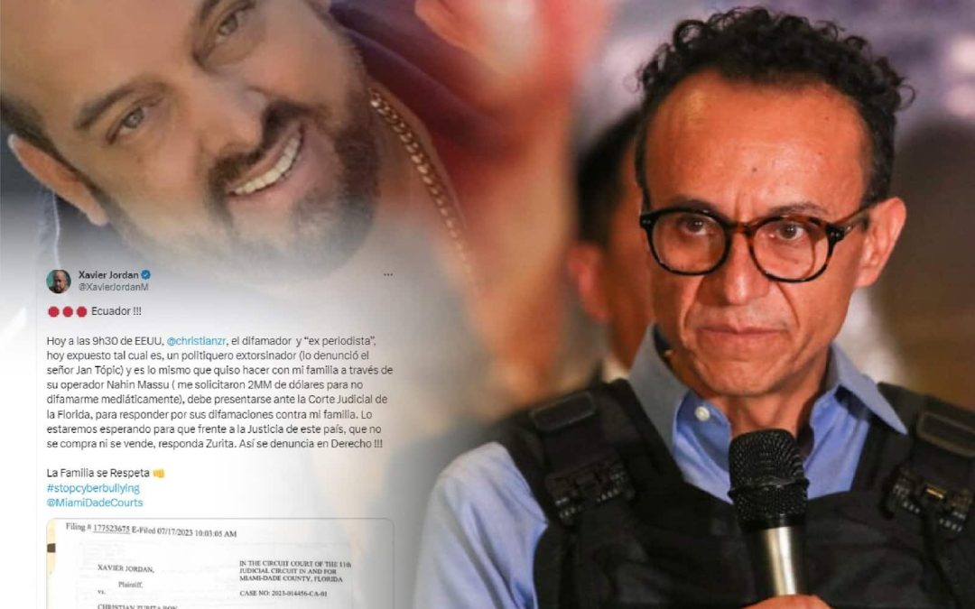 Procesado por tráfico de influencias acusa de “extorsionador” a Christian Zurita