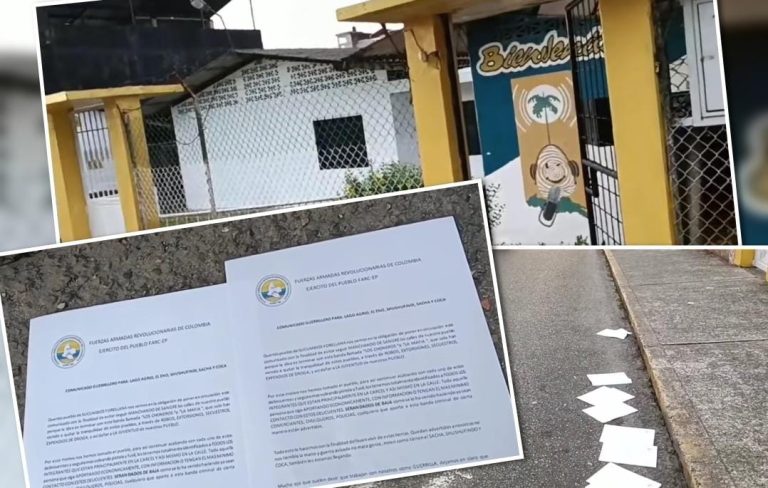 Radio ecuatoriana amanece con un comunicado violento en la entrada de sus instalaciones