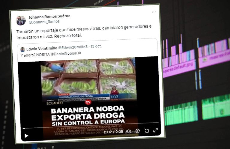 Periodista denuncia que manipularon su reportaje con herramientas tecnológicas