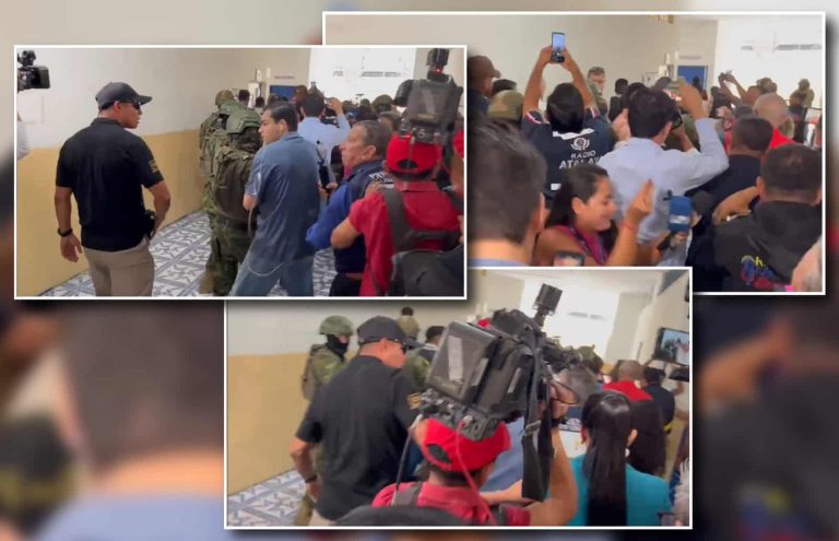 Periodistas son agredidos mientras intentaban cubrir el voto de candidato presidencial