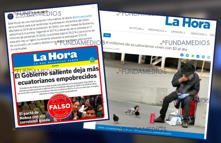 Secretaria de Comunicación de la Presidencia tacha como contenido “FALSO” a un reportaje de La Hora