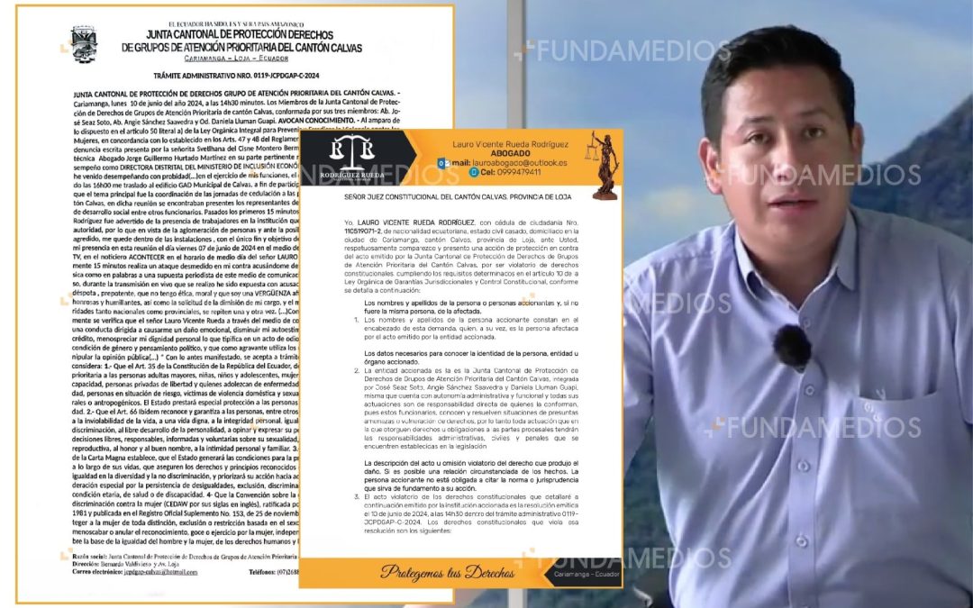 Victoria de la libre expresión: juez retira medidas cautelares que pesaban sobre periodista lojano tras una opinión