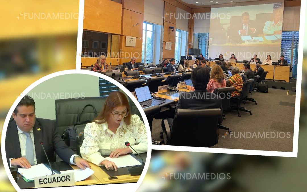 Fundamedios participa en el Examen de Ecuador ante el Comité de Derechos Humanos de la ONU