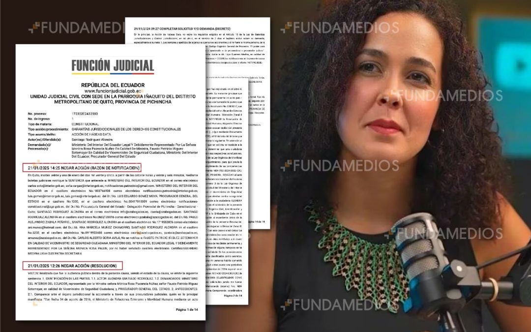 Juez de Pichincha niega a Alondra Santiago acceder a la información personal sobre la revocatoria de su visa