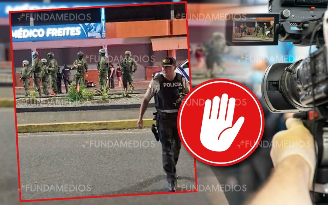 Periodista es impedido de cubrir hecho violento en Sucumbíos