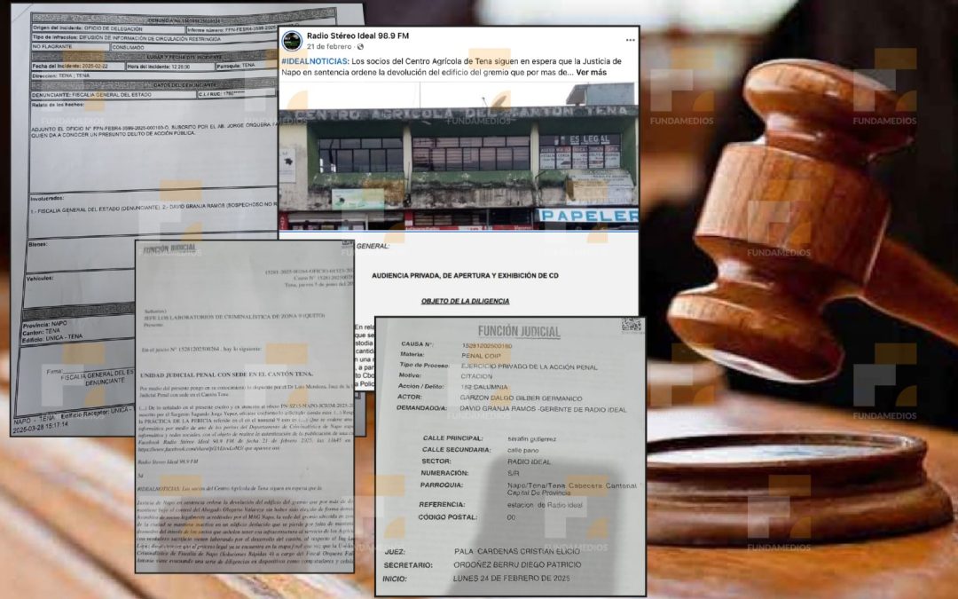 Director de radio es judicializado