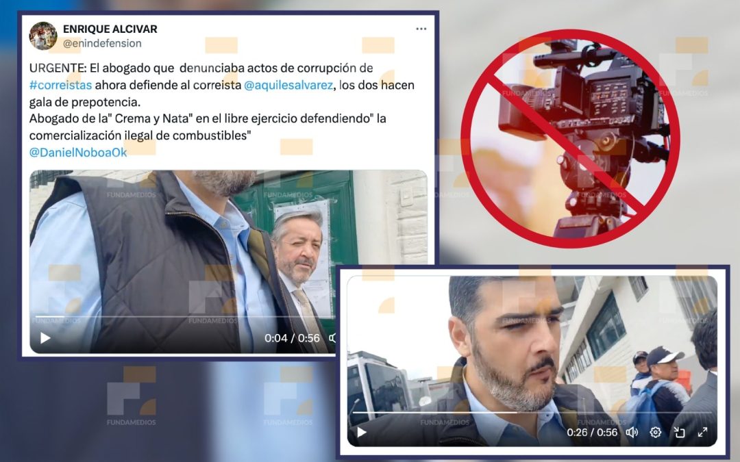 Periodista denuncia que el Alcalde de Guayaquil se negó a brindar declaraciones tras audiencia pública