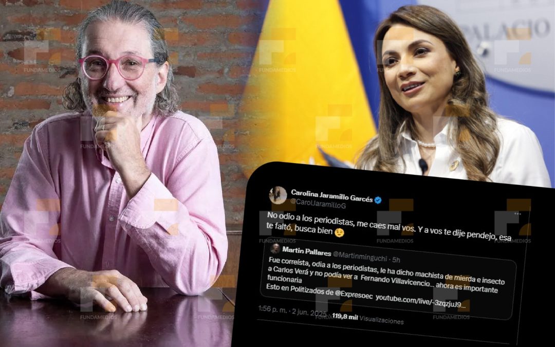 Portavoz del Gobierno insultó a periodista en un tuit