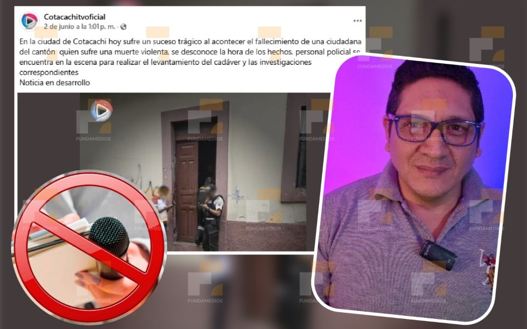 Policía intimida a periodista de medio digital durante una cobertura