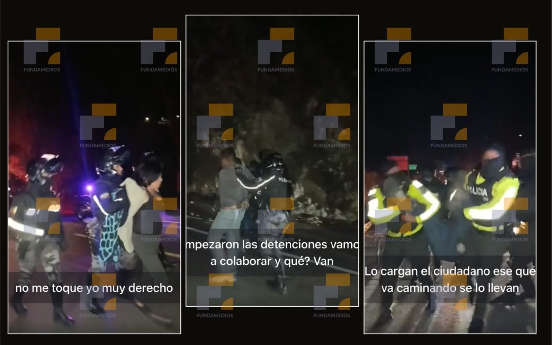 Periodista fue agredido en Carchi durante el paro de transportistas
