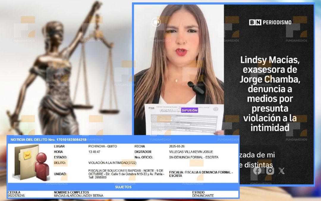 Exasesora acusa de violación a la intimidad a medios y páginas que informaron su contratación por parte de su expareja