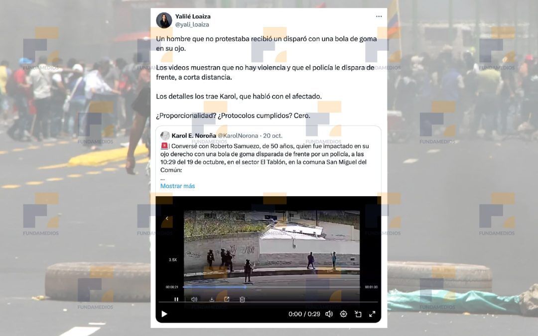 Periodista y presidenta de Fundamedios es atacada en redes sociales