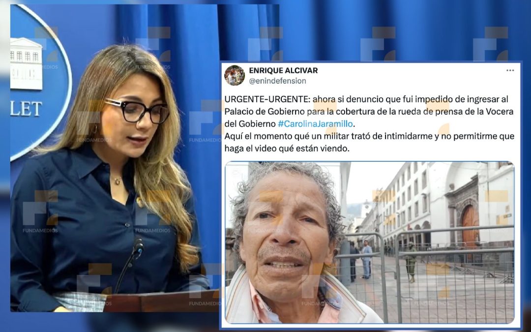 Se impide el ingreso de periodista a la vocería del Gobierno