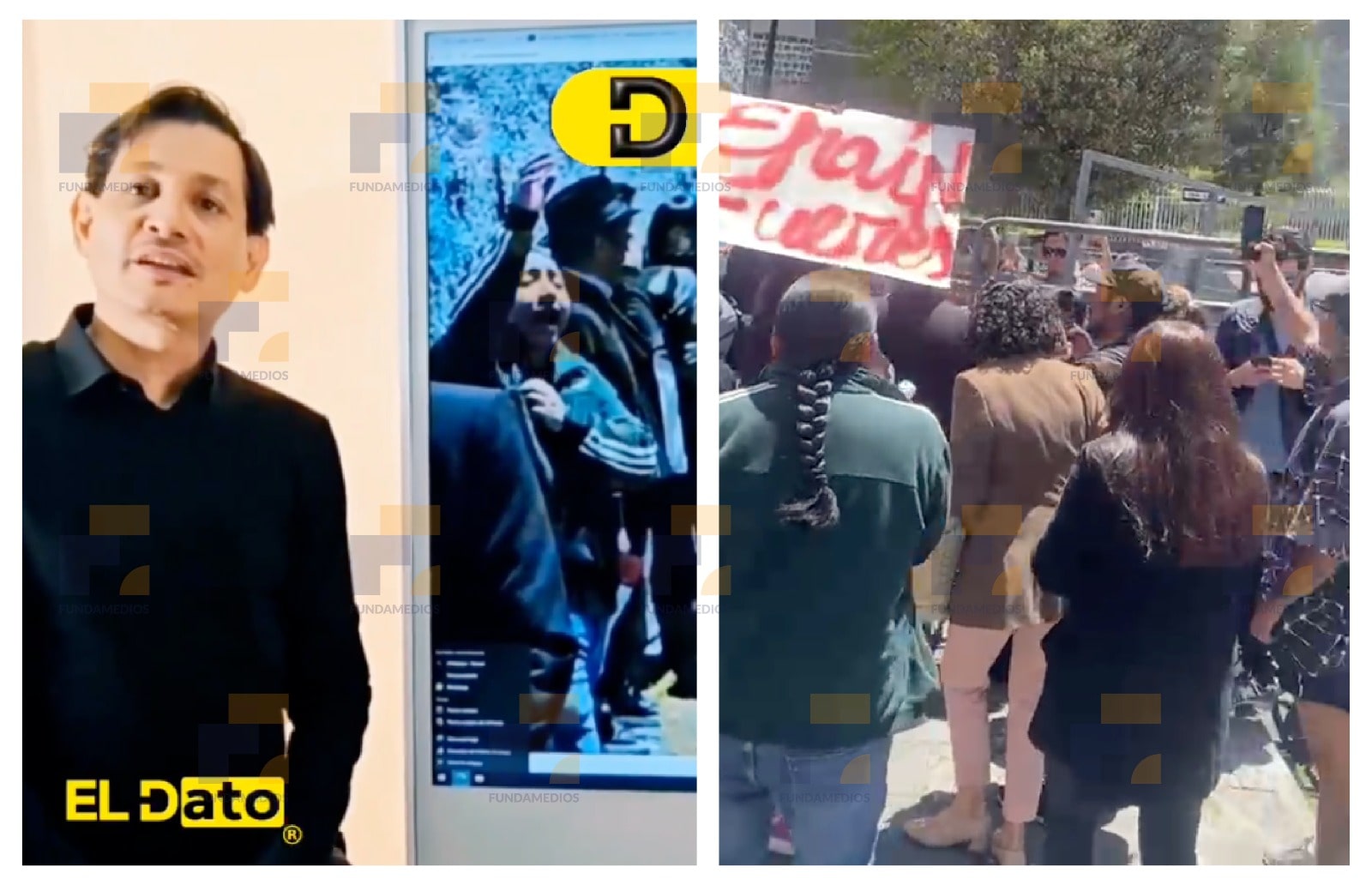 periodistas agredidos fdm Equipo