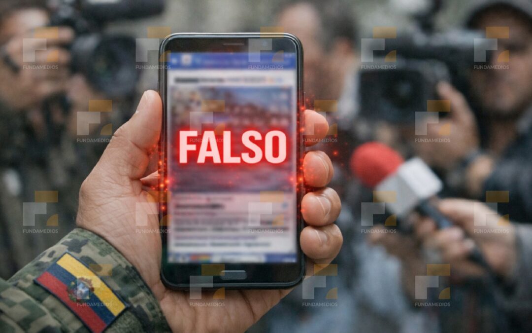 Ejército ecuatoriano descalifica contenidos de medios nacionales