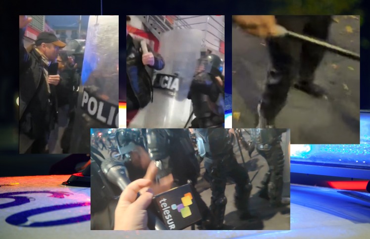 periodistas Policía